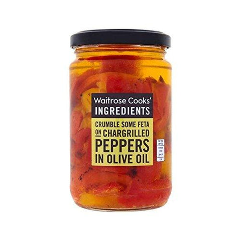 Cooks' Ingredients Peppers in Olive Oil Waitrose 280g