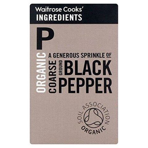 Cooks' Ingredients Organic Coarse Ground Black Pepper
